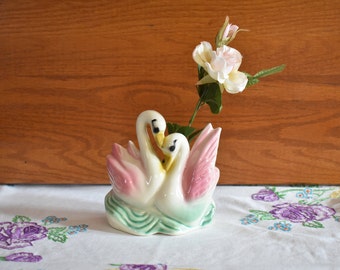1964 Ceramic Swan Figurine
