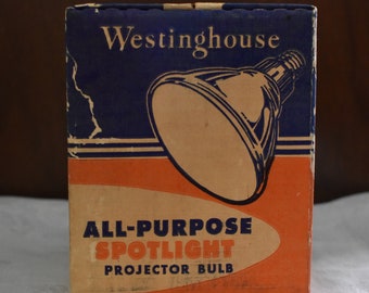 Vintage Westinghouse All Purpose Spotlight // Vintage Box