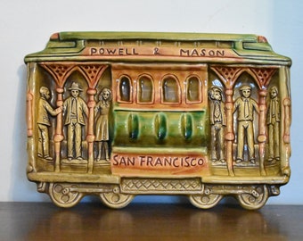 Vintage California Powell and Mason San Francisco Trolley Ash Tray