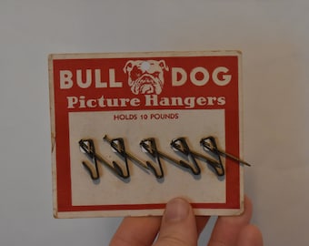 Vintage Bull Dog Picture Hangers