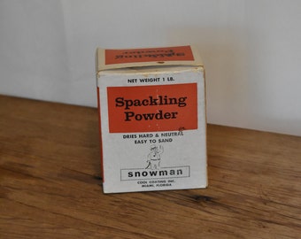 Snowman Spackling Powder // NOS