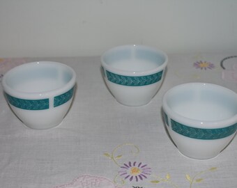 Trio of Corningware Bowls // Custard Cups