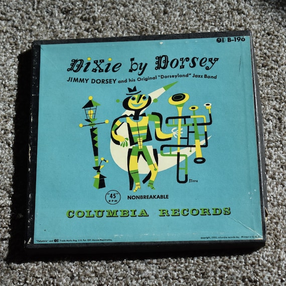 Dixie by Dorsey 45 Record and Box