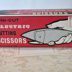 Vintage 1960s/1970s Mini-Cut Electric Cutting Scissors