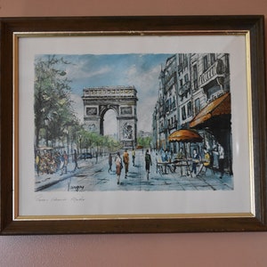 Vargas Print: Paris--Champs Elysees