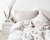 Melange Stone Washed Linen Duvet Cover