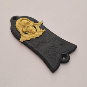 Truss rod cover  gold Reaper for Gibson guitars.