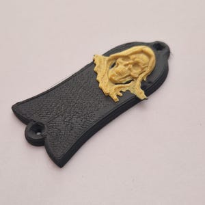 Truss rod cover  gold Reaper for Gibson guitars.