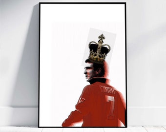 MUFC Eric Cantona Print