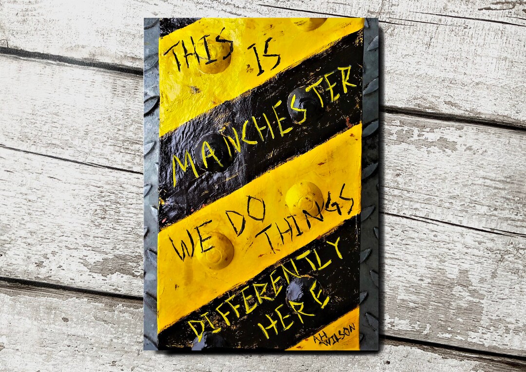 Tony Wilson This is Manchester We Do Things Differently - Etsy UK