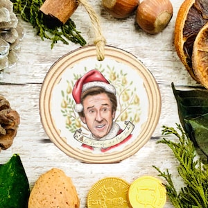 Alan pernice in un albero di pere decorazione natalizia ornamento palline pallina conoscendomi conoscendo yule speciale di Natale