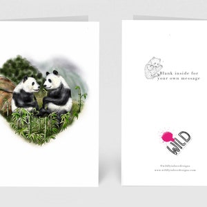 Panda hart kaart