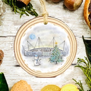 Manchester City Christmas decoration decorations bauble baubles ornaments