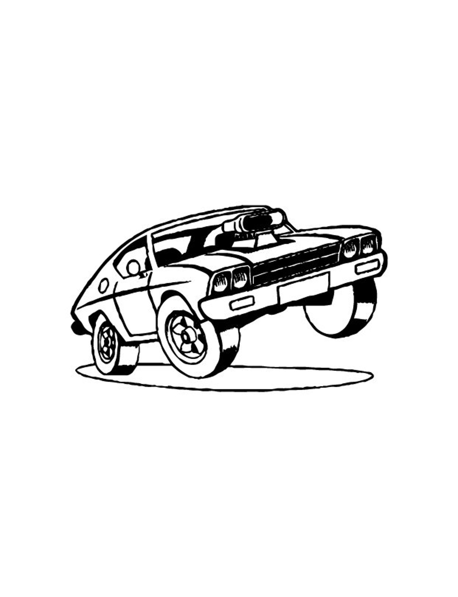 Digitale download Muscle Car Coloring Book 20 pagina's Etsy