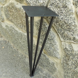 Hairpin Leg / 4 Rod Hairpin Table Leg / Mid Century Modern / table legs / coffee table legs / diy modern legs / One Metal Leg / table base