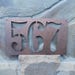 Rustic House Number/ House Numbers / Rustic Address Plaque / Home ...