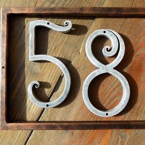 House Number / House number in a frame / Address numbers / Iron House Numbers / Home address /Metal house number/ Home Number/ House Address