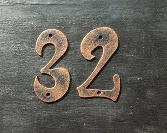 Mailbox numbers/Metal lettering /decorative number  / Home address / Address numbers / Iron House Numbers / House Address / Address