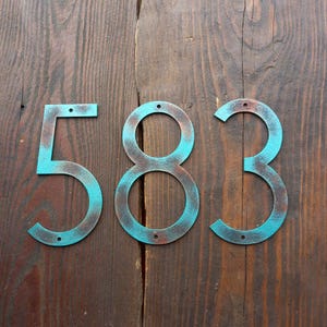 House Number / home address / Address sign / Iron House Numbers / Door Numbers / Metal house number / Address numbers / Home Number
