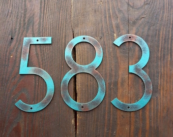 House Number / home address / Address sign / Iron House Numbers / Door Numbers / Metal house number / Address numbers / Home Number