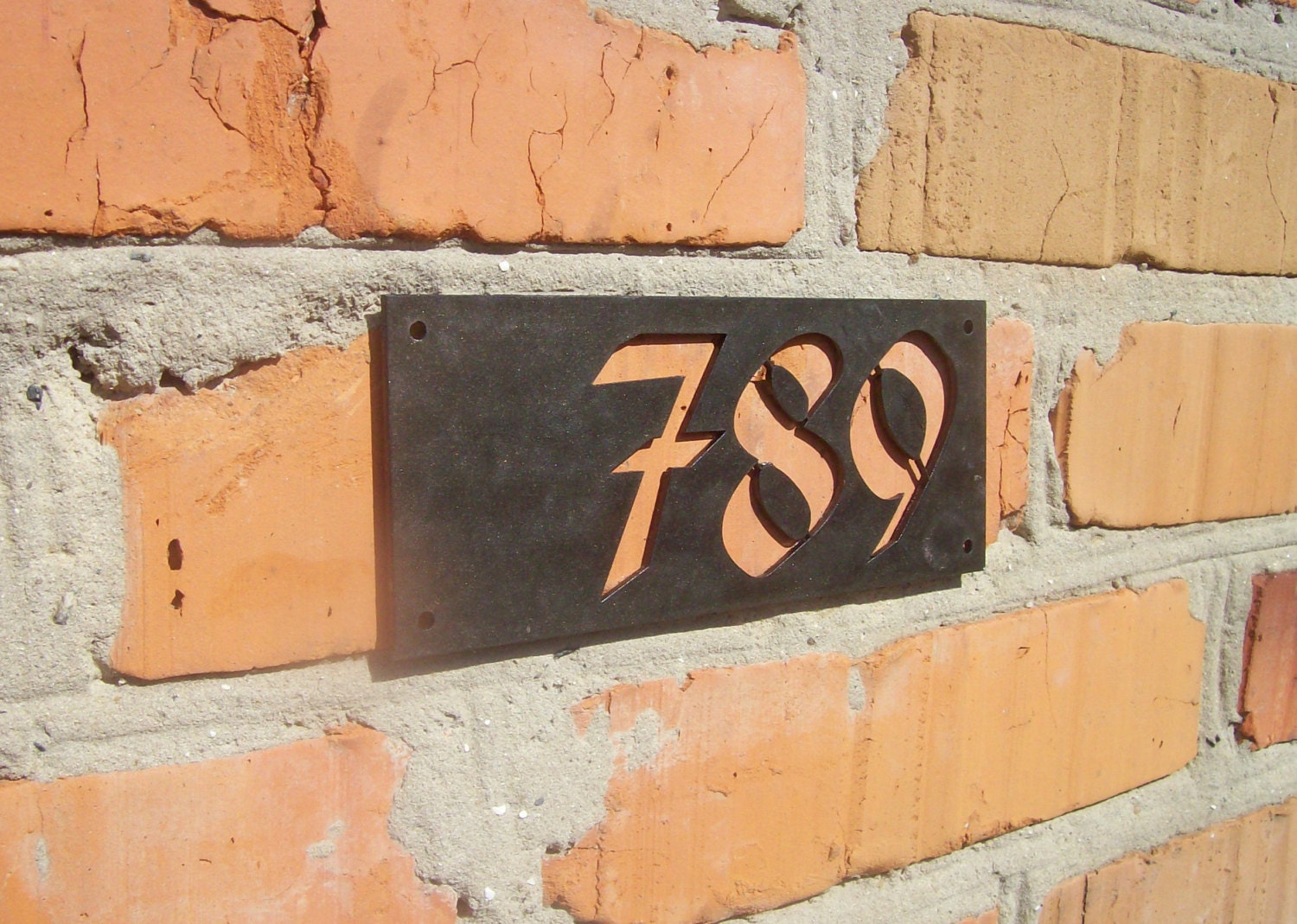Designers 3d house number modern house numbers contemporary home address sign plaque door number