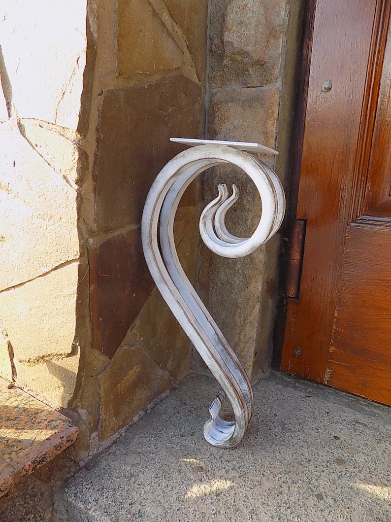 Table legs/ white with bronze patina /furniture legs / Metal | Etsy