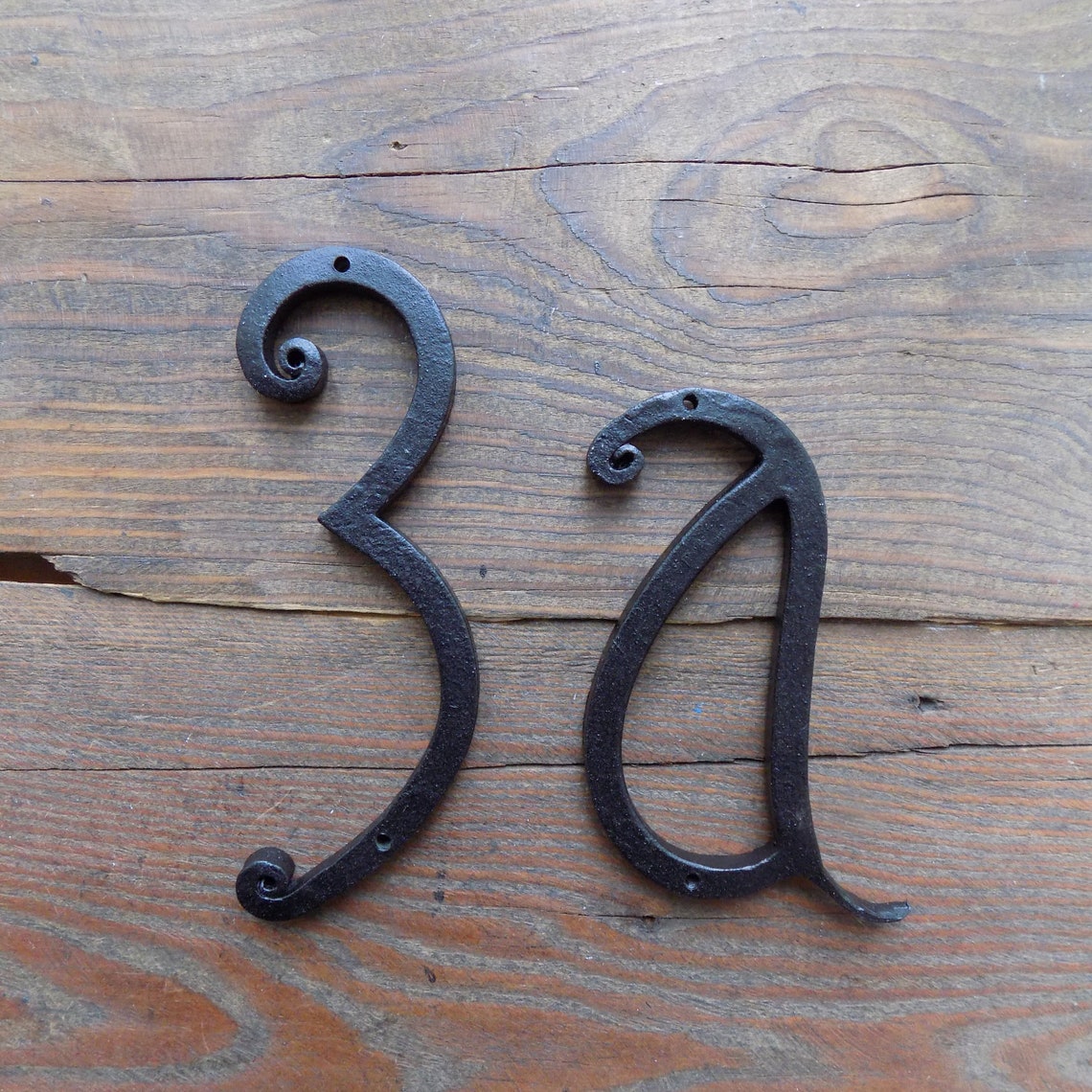 House Number /black/ House Number and Letter/ Door Numbers / Etsy