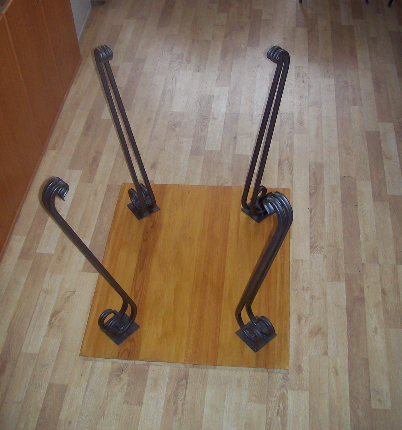 Metal table legs / diy modern legs / One Metal Leg / rustic Etsy