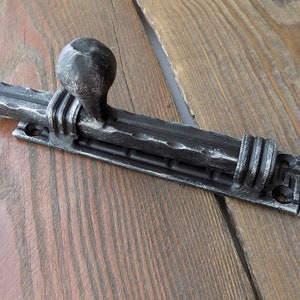 Castle Style Slide Latch / Tough Sliding Door Bolt / hasp / sliding bolt / door bolt / gate bolt / metal decorative / hardware