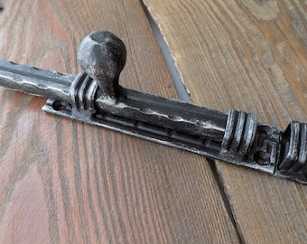 Castle Style Slide Latch / Tough Sliding Door Bolt / hasp / sliding bolt / door bolt / gate bolt / metal decorative / hardware