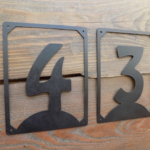 House Number / home address / Address sign / Iron House Numbers / Address plaque / Metal house number / Address numbers / Home Number
