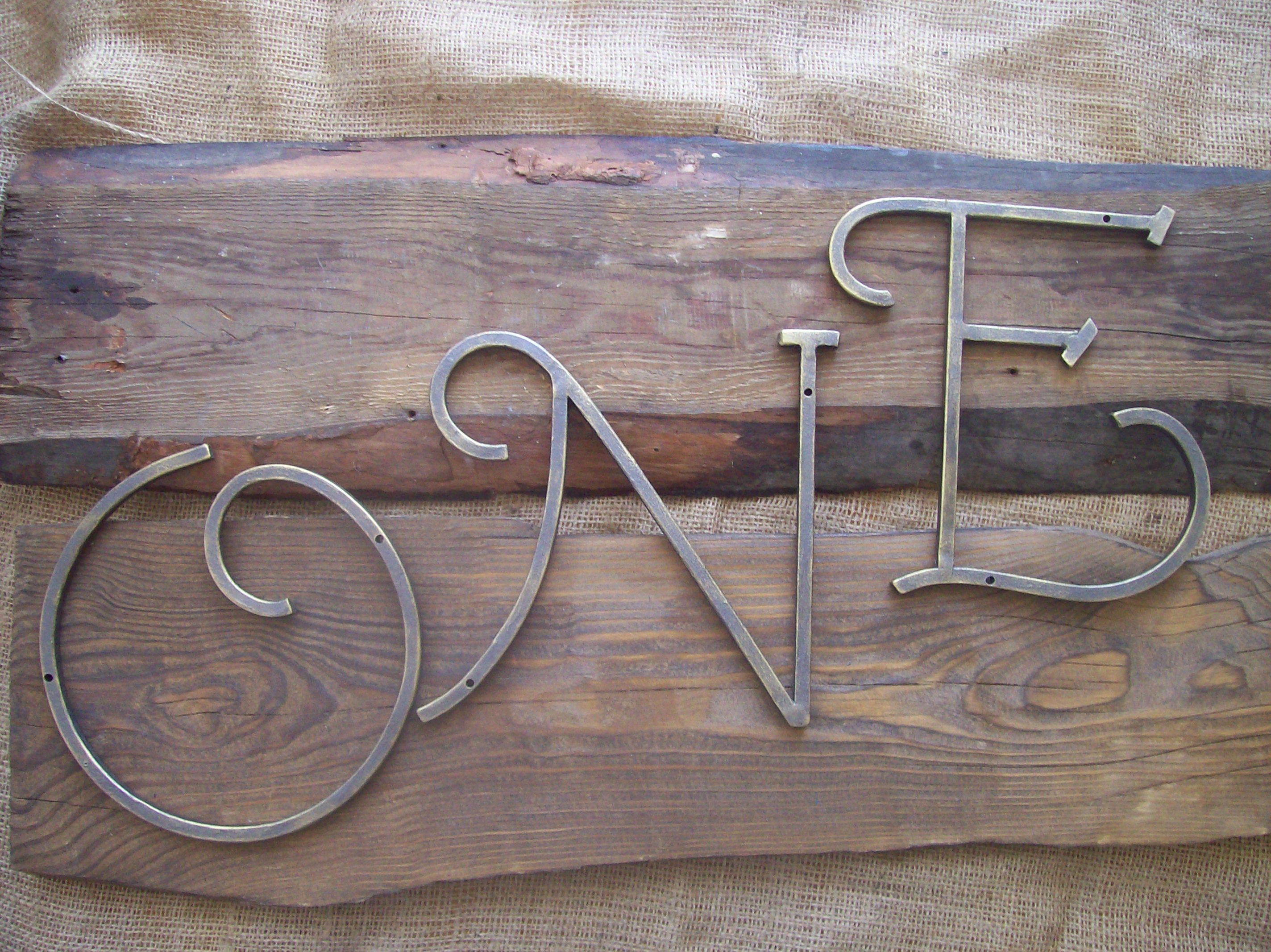 Custom Metal Letters and Numbers 8 Tall / Metal Address | Etsy