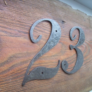 Art Designer&#39;s House Number /Metal House Numbers 4 inches/Door Numbers /Address numbers/Sign Flat Room Number/Number plaque