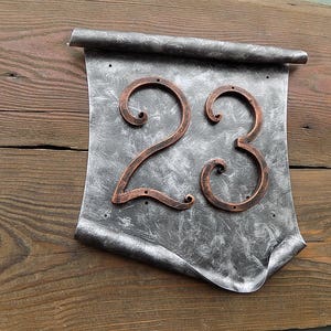 Privatadresse / Hausadresse / Hausnummer / Hausnummer auf Rolle / Hausnummern aus Eisen / Metallhausnummer / Adressnummern / Home Number