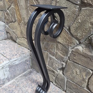 Metal Scroll Legs / Handcrafted Heavy Duty Coffee Table Legs / Metal  Leg / Coffee Table Legs / Diy Table /Wrought Metal Legs / table base