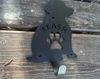 Dog Leash Holder , Leash Hook, Pet Leash Collar Hanger, Dog Leash Holder For Wall , Gift for Dog Lovers.