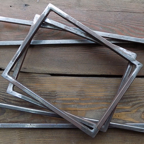 Small Metal Frame Metal Base Metal Rectangle Simple Etsy
