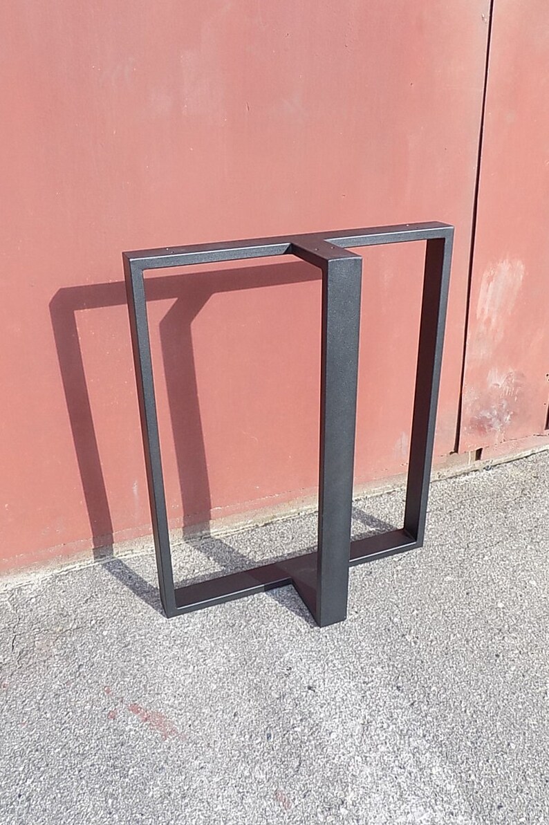 Set of 2 dining table leg /Table base / table legs / metal Etsy