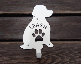 Dog Leash Holder, Metal Leash Hook, Pet Leash Collar Hanger