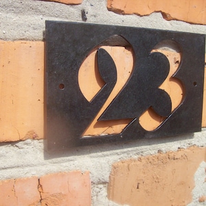 Designer&#39;s 3D House Number/Modern House Numbers/Contemporary Home Address/Sign Plaque/Door Number