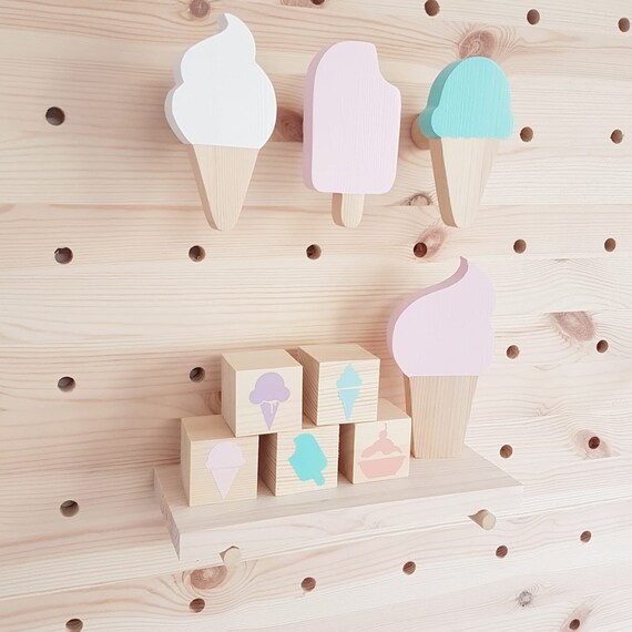 wooden ice lollies