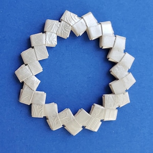hand folded Fine Silver components to use in your creations