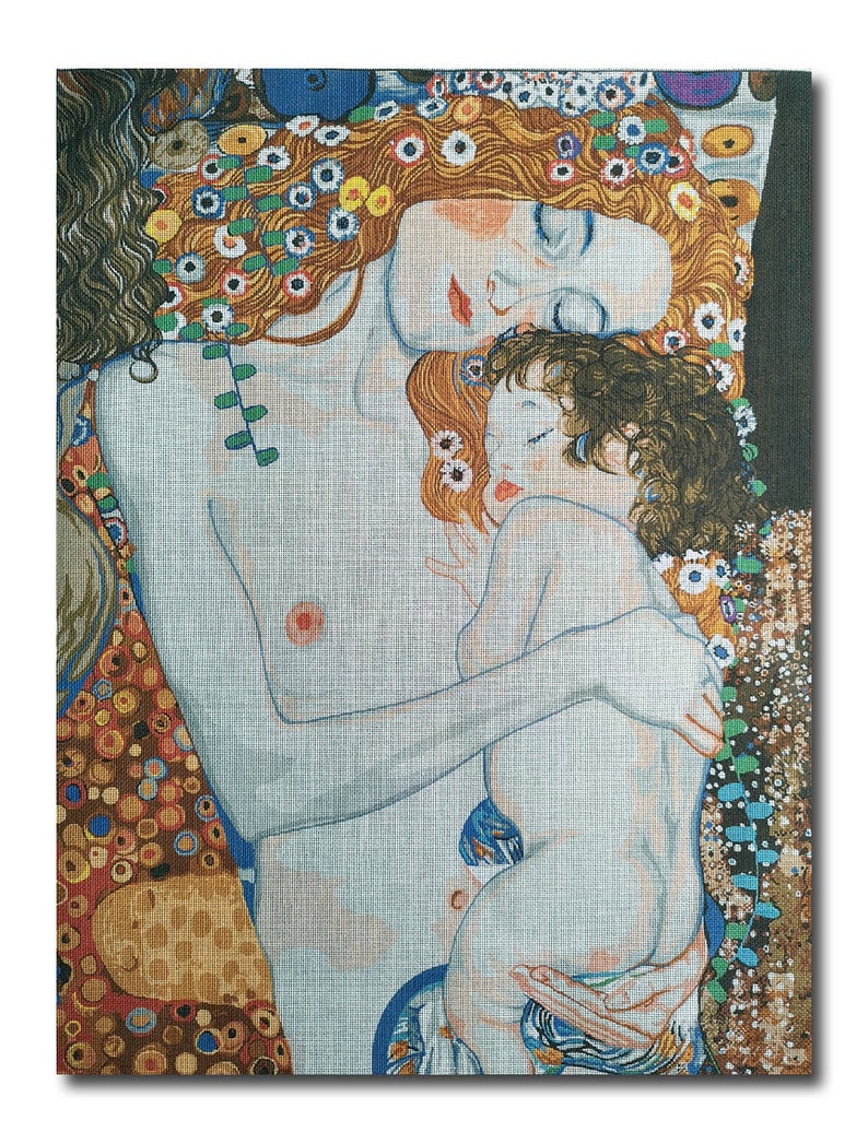 Needlepoint Kit Klimt/'s Maternity 21x27in 53x70cm printed canvas 703