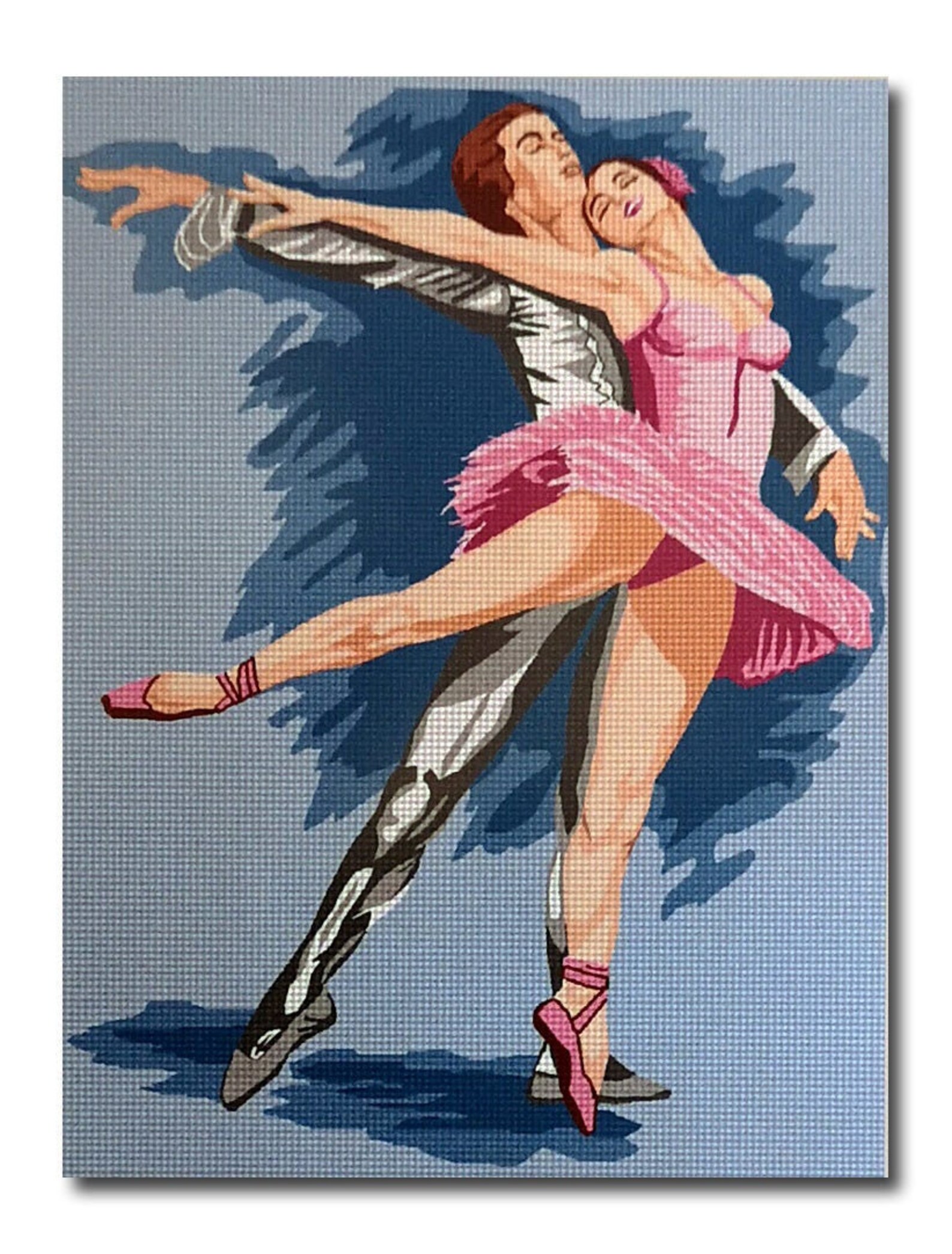 Needlepoint Kit Ballet dancers 16x12in 40x30cm printed canvas Etsy