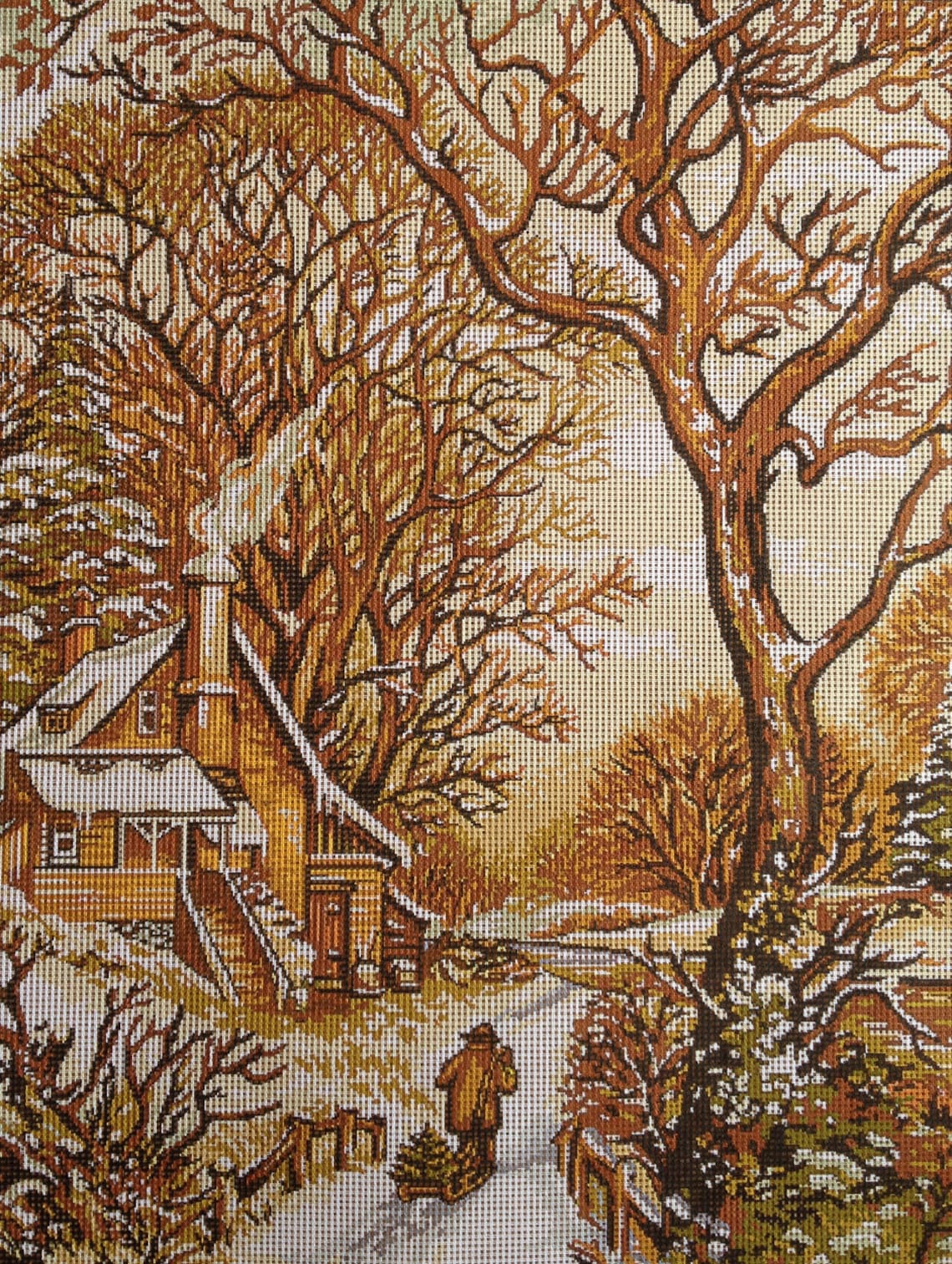 Gobelin Tapestry Needlepoint Kit Winter hand Etsy