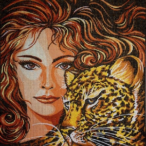 Needlepoint Kit Allegory 9x11.8 23x30cm printed canvas cod.189 image 1