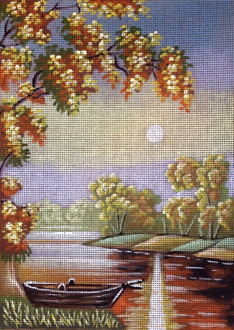 Needlepoint Kit Labradors 9x12in 23x30cm Printed Canvas cod K19