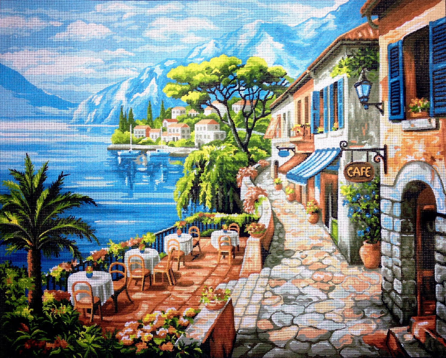 Gobelin Tapestry Needlepoint Kit landscape Printed Etsy