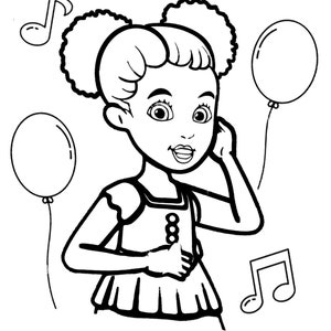 Gracies Corner Editable Coloring Book - Etsy