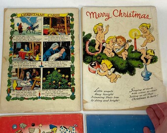 1940s Christmas Comic Books + 1 Children's Magazine | Dell 201